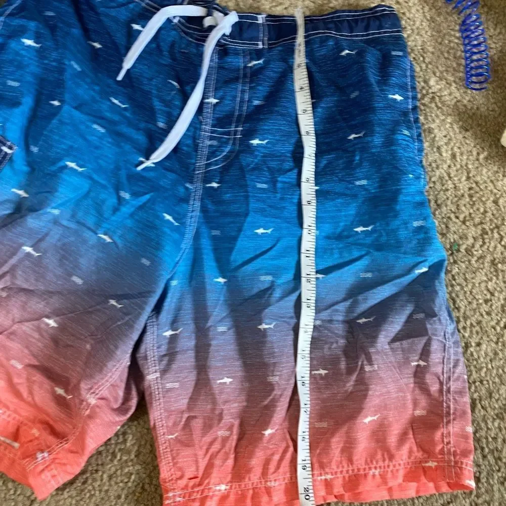 Mens Shark Swim Trunks